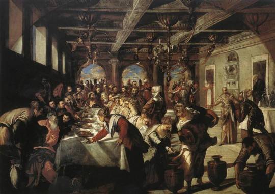 Jacopo Tintoretto (1518-1594), „Wesele w Kanie” (1561 r.)